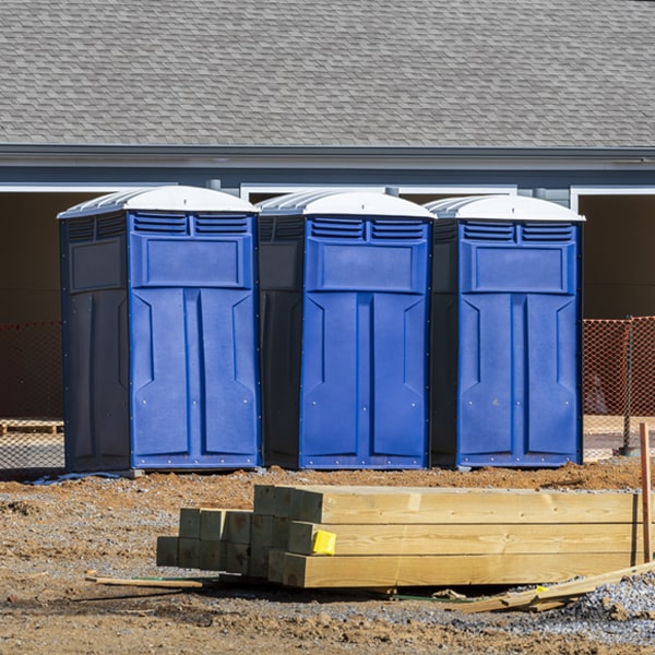 are there any restrictions on what items can be disposed of in the portable toilets in Otter Creek